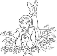 A coloring page of quest for camelot